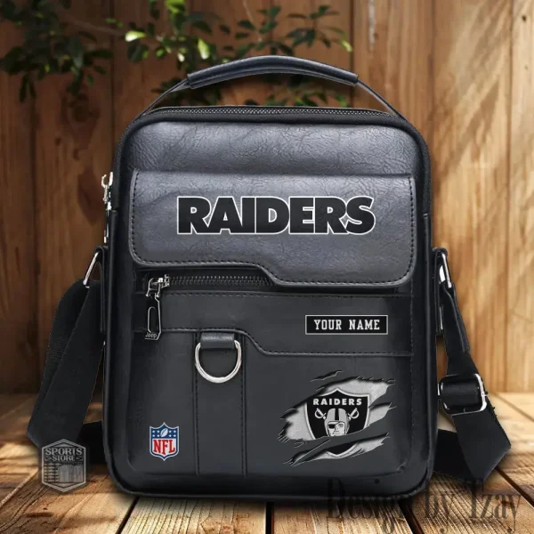 Las Vegas Raiders Leather Basic Balo New Design 2025 SPTBALO017 - Image 2