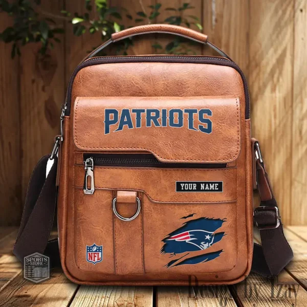New England Patriots Leather Basic Balo New Design 2025 SPTBALO022