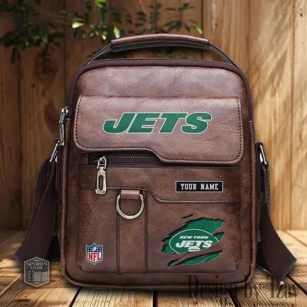 New York Jets Leather Basic Balo New Design 2025 SPTBALO025