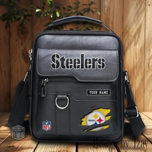 Pittsburgh Steelers Leather Basic Balo New Design 2025 SPTBALO027