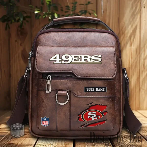San Francisco 49ers Leather Basic Balo New Design 2025 SPTBALO028 - Image 3