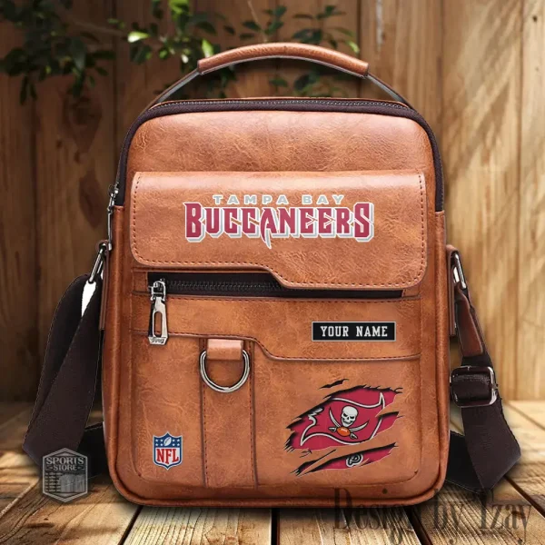 Tampa Bay Buccaneers Leather Basic Balo New Design 2025 SPTBALO030