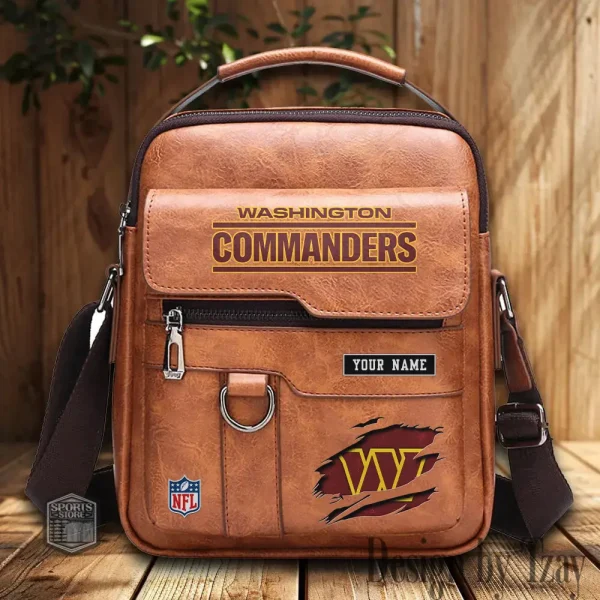 Washington Commanders Leather Basic Balo New Design 2025 SPTBALO032 - Image 3