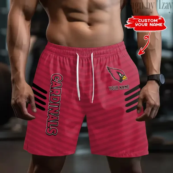 Arizona Cardinals Men's Shorts Sport Lightweight Casual Workout style 2025 BGSHORT573