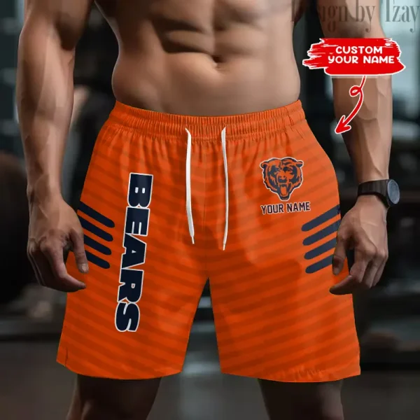 Chicago Bears Men's Shorts Sport Lightweight Casual Workout style 2025 BGSHORT578