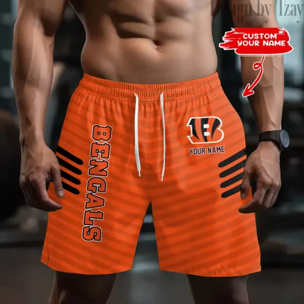 Cincinnati Bengals Men's Shorts Sport Lightweight Casual Workout style 2025 BGSHORT579