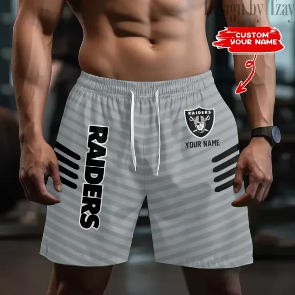 Las Vegas Raiders Men's Shorts Sport Lightweight Casual Workout style 2025 BGSHORT589