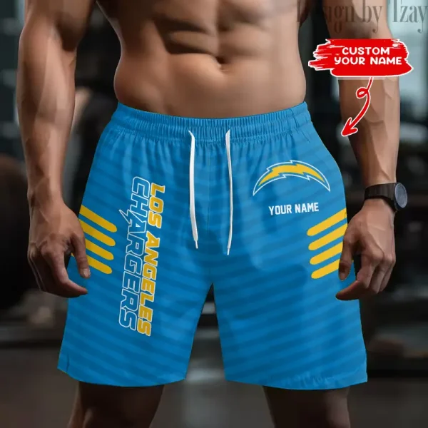 Los Angeles Chargers Men's Shorts Sport Lightweight Casual Workout style 2025 BGSHORT590
