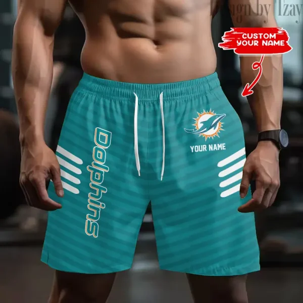 Miami Dolphins Men's Shorts Sport Lightweight Casual Workout style 2025 BGSHORT592