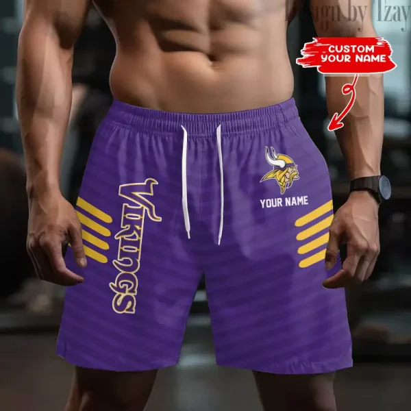 Minnesota Vikings Men's Shorts Sport Lightweight Casual Workout style 2025 BGSHORT593