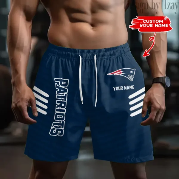 New England Patriots Men's Shorts Sport Lightweight Casual Workout style 2025 BGSHORT594