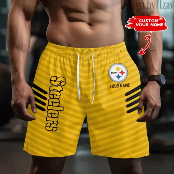 Pittsburgh Steelers Men's Shorts Sport Lightweight Casual Workout style 2025 BGSHORT599