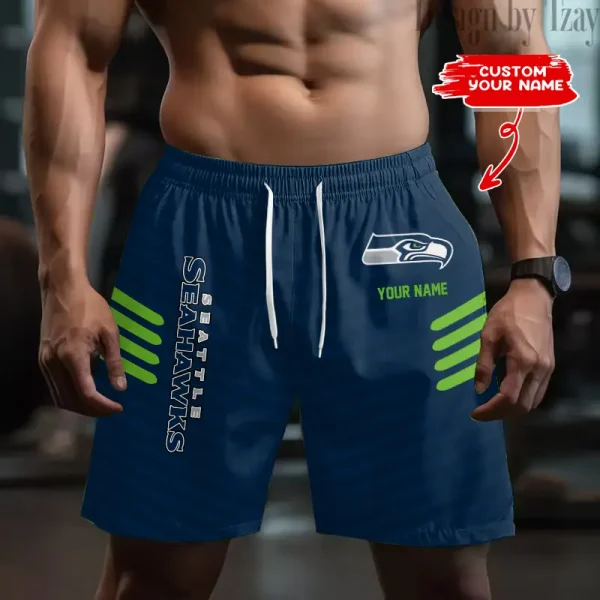 Seattle Seahawks Men's Shorts Sport Lightweight Casual Workout style 2025 BGSHORT601