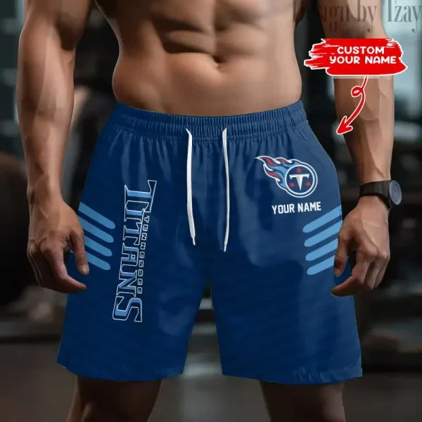 Tennessee Titans Men's Shorts Sport Lightweight Casual Workout style 2025 BGSHORT603