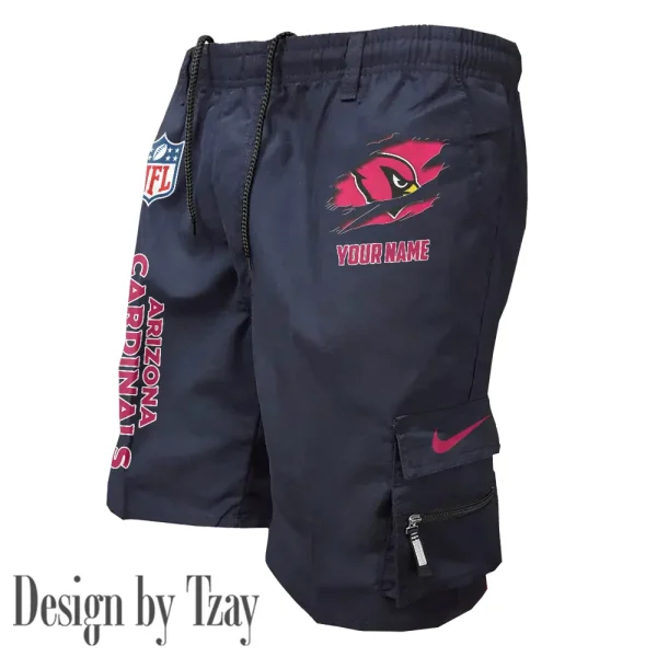 Arizona Cardinals Pocket Pants Military Style Tactical Shorts New 2025 AZMSHORT140 - Image 2