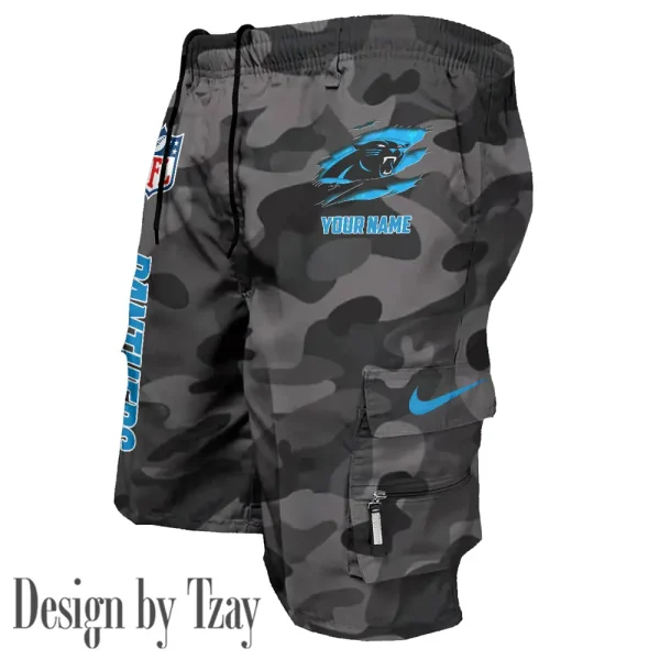 Carolina Panthers Pocket Pants Military Style Tactical Shorts New 2025 AZMSHORT144 - Image 4