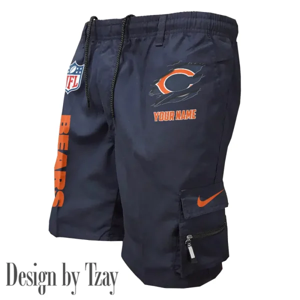 Chicago Bears Pocket Pants Military Style Tactical Shorts New 2025 AZMSHORT145