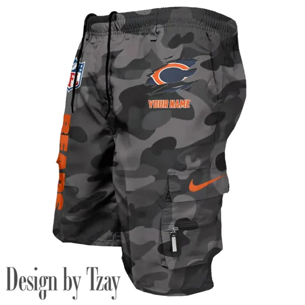 Chicago Bears Pocket Pants Military Style Tactical Shorts New 2025 AZMSHORT145 - Image 2
