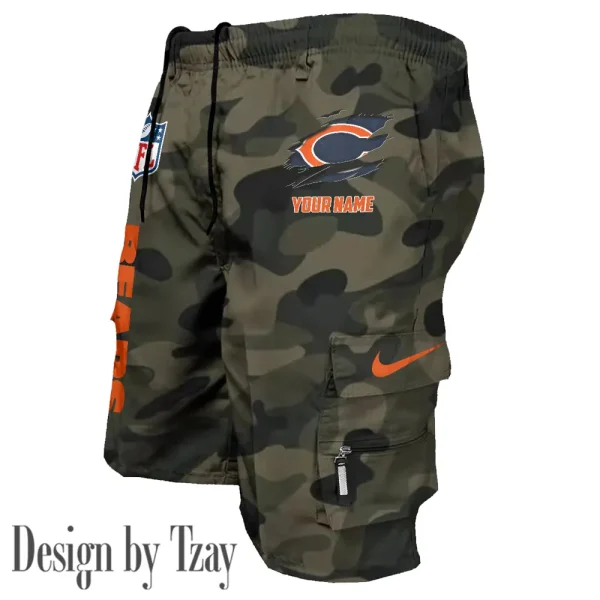 Chicago Bears Pocket Pants Military Style Tactical Shorts New 2025 AZMSHORT145 - Image 3