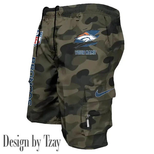 Denver Broncos Pocket Pants Military Style Tactical Shorts New 2025 AZMSHORT149