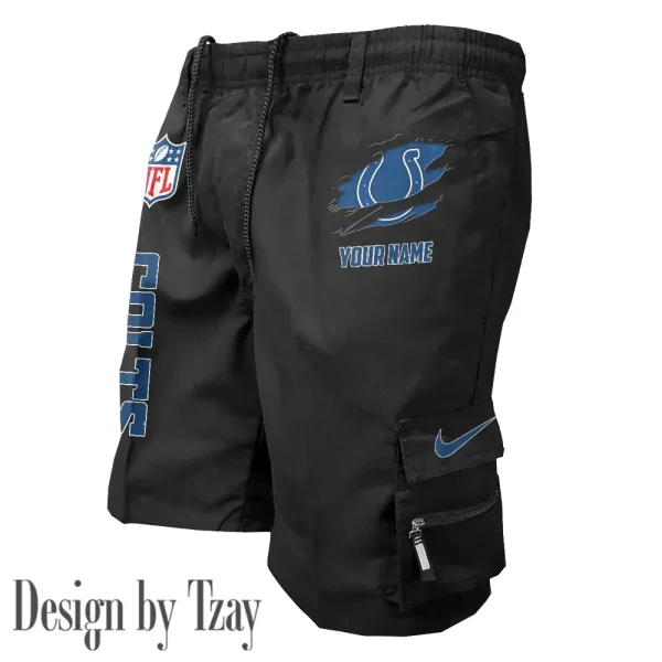 Indianapolis Colts Pocket Pants Military Style Tactical Shorts New 2025 AZMSHORT153 - Image 2