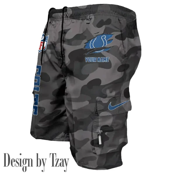 Indianapolis Colts Pocket Pants Military Style Tactical Shorts New 2025 AZMSHORT153 - Image 4