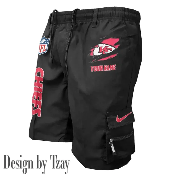 Kansas City Chiefs Pocket Pants Military Style Tactical Shorts New 2025 AZMSHORT155