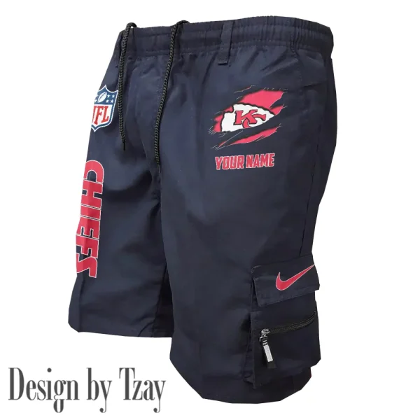 Kansas City Chiefs Pocket Pants Military Style Tactical Shorts New 2025 AZMSHORT155 - Image 4