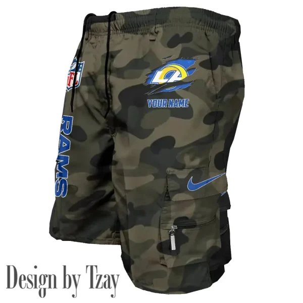 Los Angeles Rams Pocket Pants Military Style Tactical Shorts New 2025 AZMSHORT158