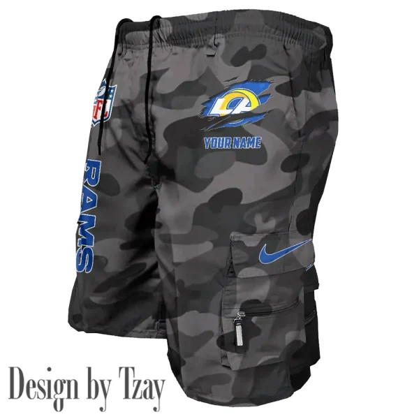 Los Angeles Rams Pocket Pants Military Style Tactical Shorts New 2025 AZMSHORT158 - Image 4