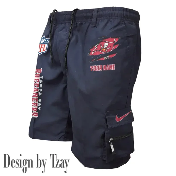 Tampa Bay Buccaneers Pocket Pants Military Style Tactical Shorts New 2025 AZMSHORT169