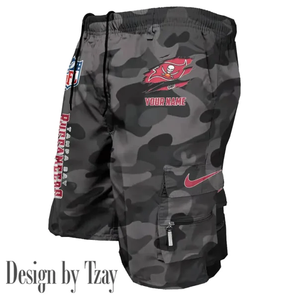 Tampa Bay Buccaneers Pocket Pants Military Style Tactical Shorts New 2025 AZMSHORT169 - Image 3