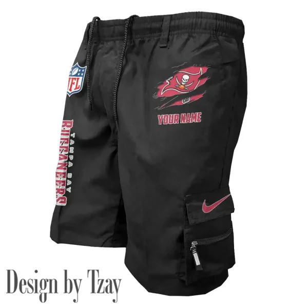 Tampa Bay Buccaneers Pocket Pants Military Style Tactical Shorts New 2025 AZMSHORT169 - Image 4