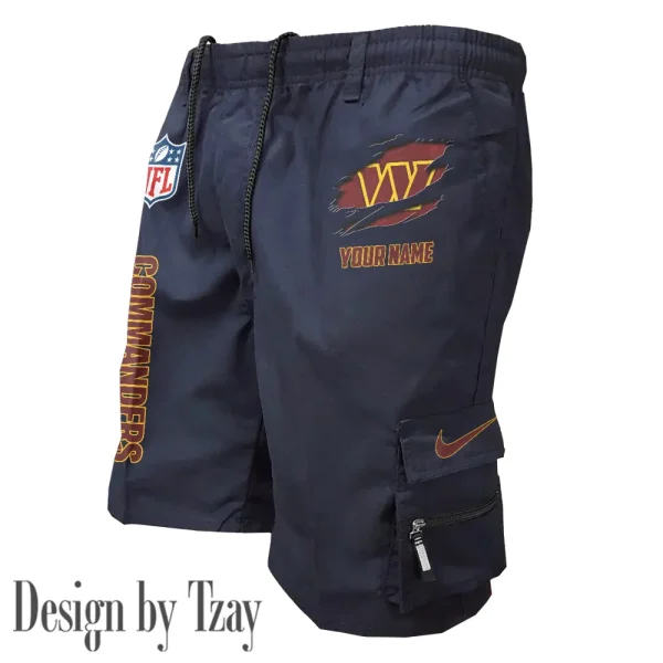 Washington Commanders Pocket Pants Military Style Tactical Shorts New 2025 AZMSHORT171 - Image 3