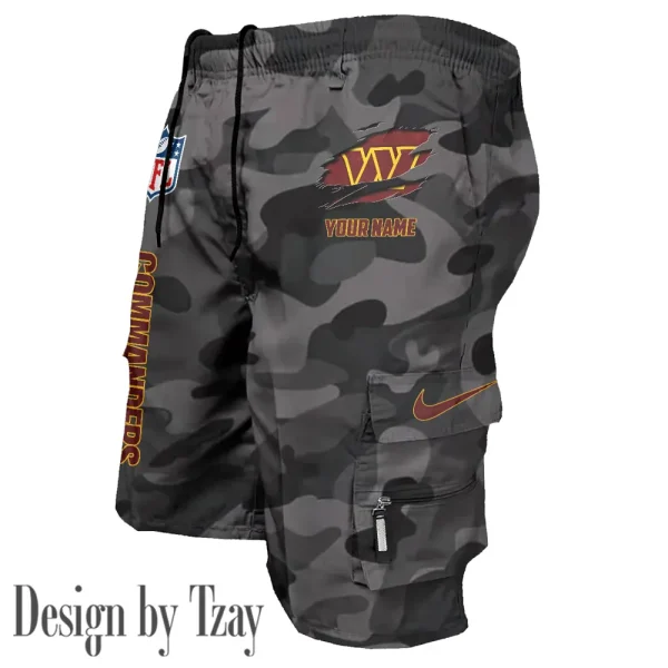 Washington Commanders Pocket Pants Military Style Tactical Shorts New 2025 AZMSHORT171 - Image 4