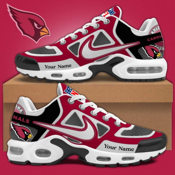 Arizona Cardinals Sosh Custom Name Air Cushion Sport Shoes SPTTNSHOES001