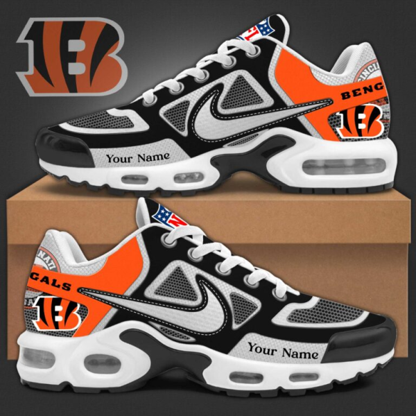 Cincinnati Bengals Sosh Custom Name Air Cushion Sport Shoes SPTTNSHOES007
