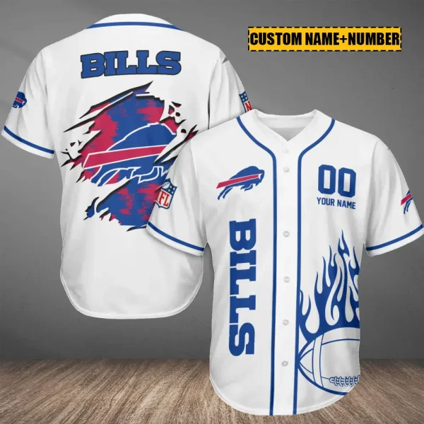 Buffalo Bills Casual Button Baseball Shirt Trending 2025 AZCBJS738