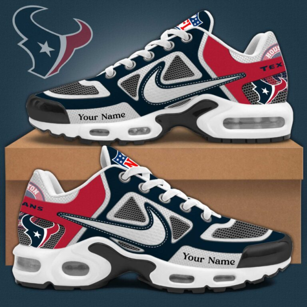 Houston Texans Sosh Custom Name Air Cushion Sport Shoes SPTTNSHOES013