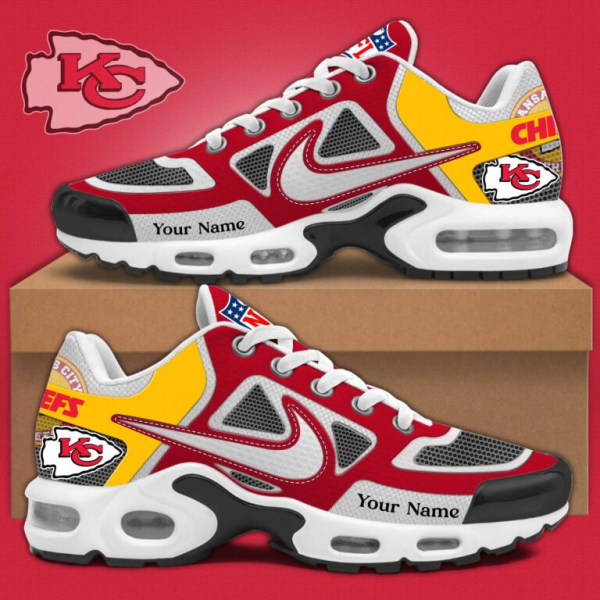Kansas City Chiefs Sosh Custom Name Air Cushion Sport Shoes SPTTNSHOES016