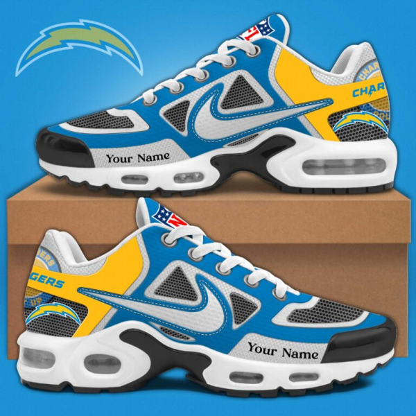 Los Angeles Chargers Sosh Custom Name Air Cushion Sport Shoes SPTTNSHOES018