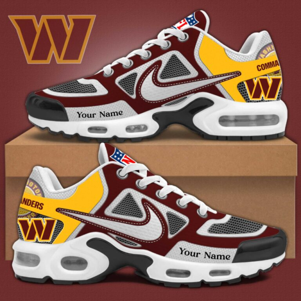 Washington Commanders Sosh Custom Name Air Cushion Sport Shoes SPTTNSHOES032