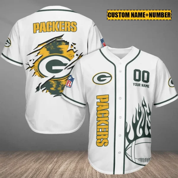 Green Bay Packers Casual Button Baseball Shirt Trending 2025 AZCBJS746