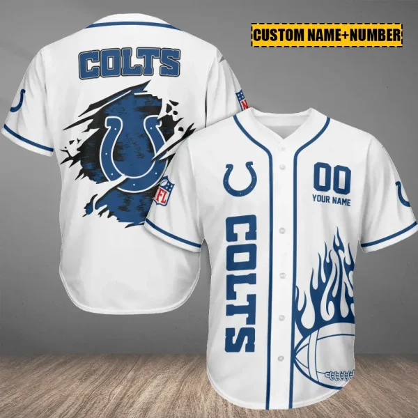 Indianapolis Colts Casual Button Baseball Shirt Trending 2025 AZCBJS748