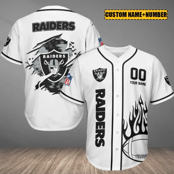 Las Vegas Raiders Casual Button Baseball Shirt Trending 2025 AZCBJS751