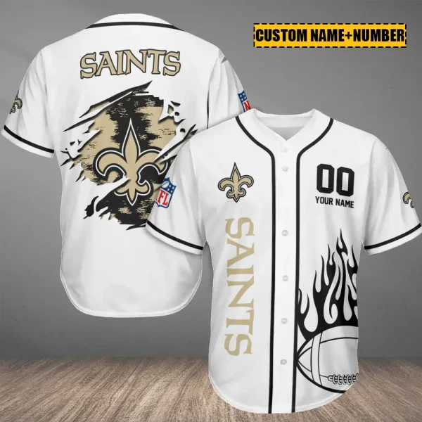 New Orleans Saints Casual Button Baseball Shirt Trending 2025 AZCBJS757