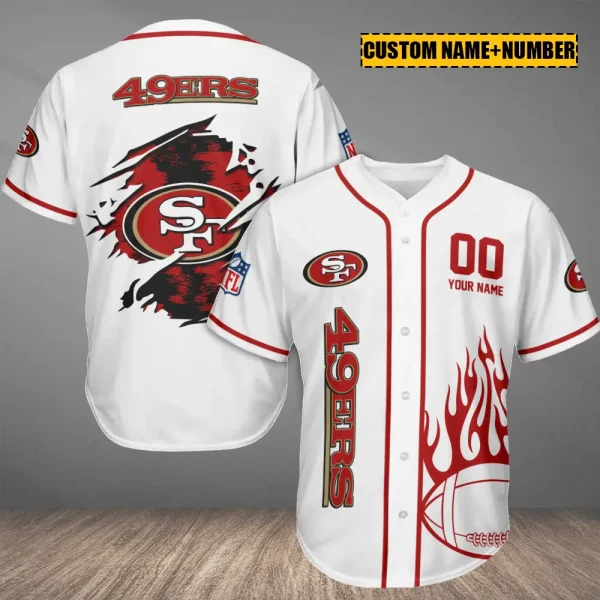 San Francisco 49ers Casual Button Baseball Shirt Trending 2025 AZCBJS762