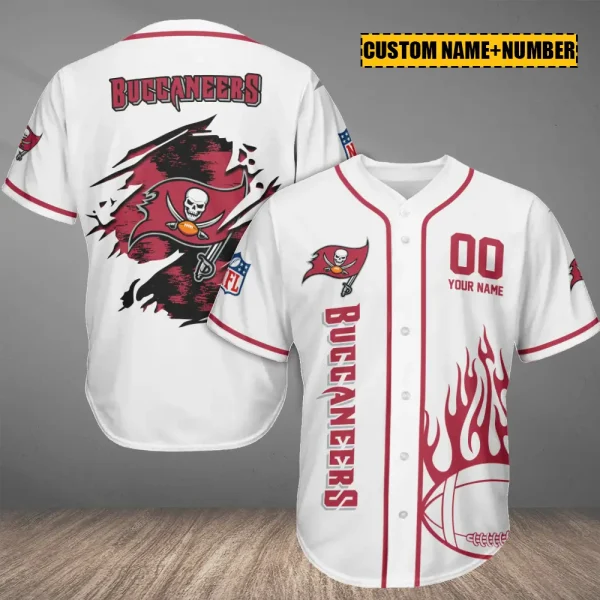 Tampa Bay Buccaneers Casual Button Baseball Shirt Trending 2025 AZCBJS764