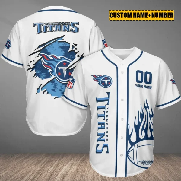 Tennessee Titans Casual Button Baseball Shirt Trending 2025 AZCBJS765
