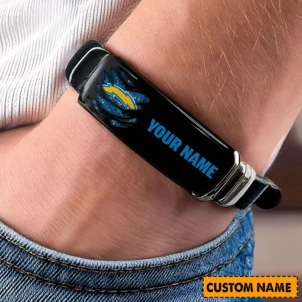 Los Angeles Chargers Bracelet Perfect Gift For Fans SPTSBRACELET004 - Image 3